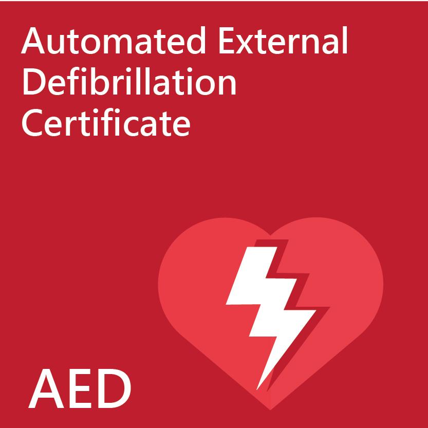 Automated External Defibrillation Certificate Course